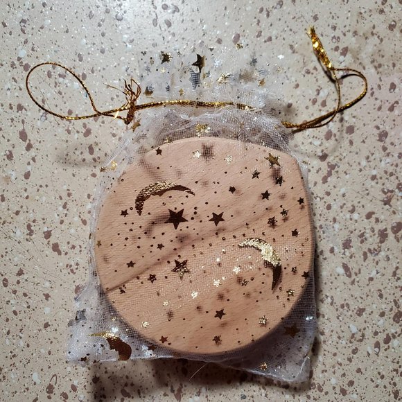 Folding Makeup Vanity Mirror Owlcrate Books  Legends Folding Travel Mirror Wood - Picture 3 of 5